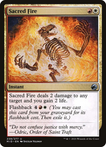 Sacred fire mtg - nm,